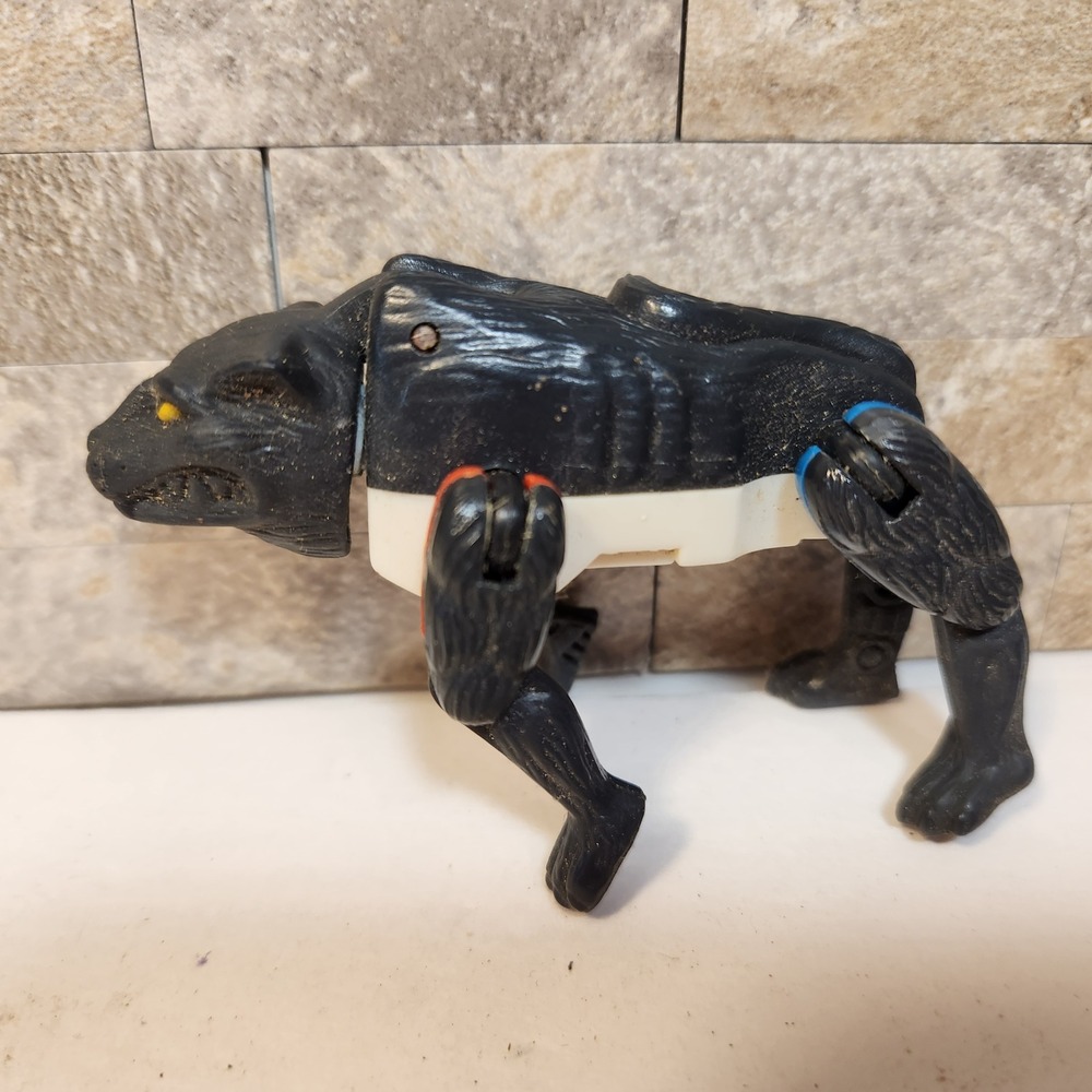 Vintage 1996 Hasbro Takara Beast Wars Transformers Panther Action Figure Black